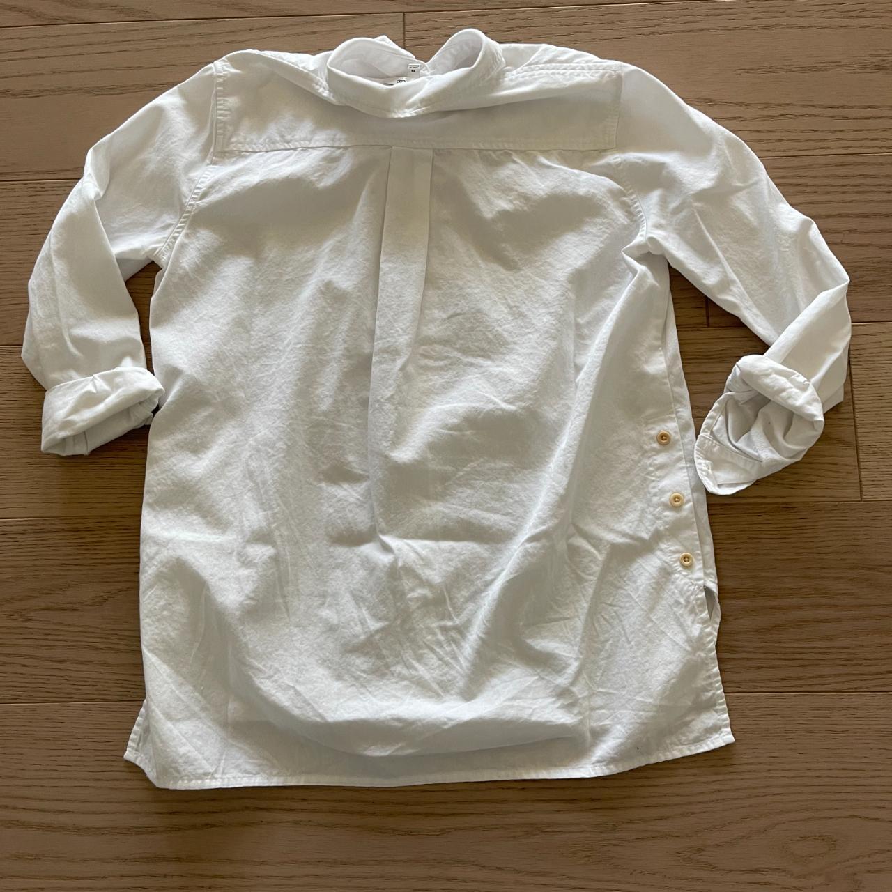 Madewell The Linen-Blend Oversized Shirt - Depop