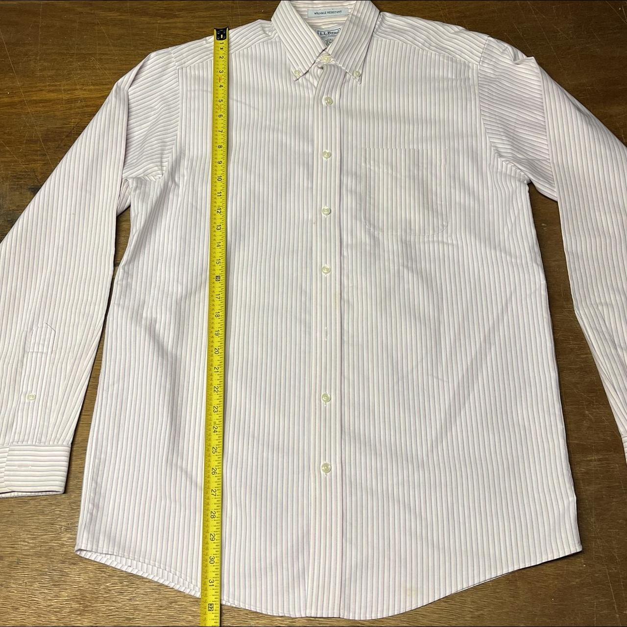 L.L. Bean Button Down Shirt - Multicolor Strips -... - Depop