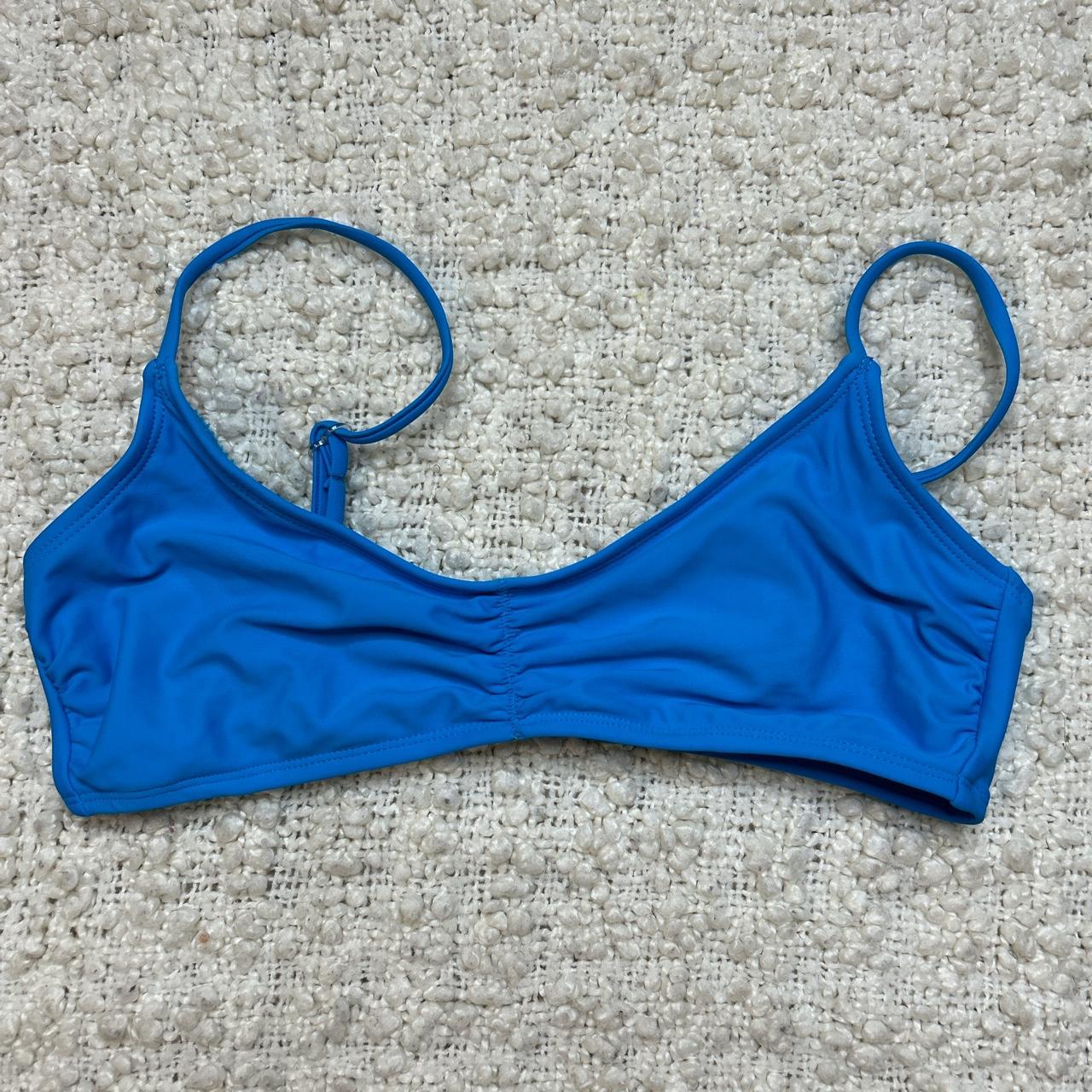 Blue bikini top #cyan#blue#bikini#summer - Depop