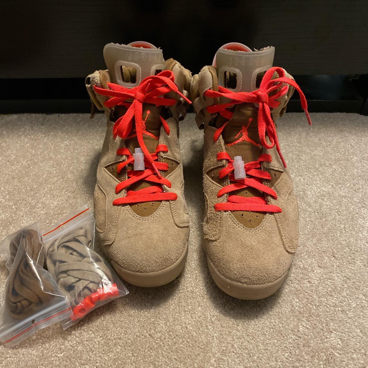 travis scott jordan 6 tan