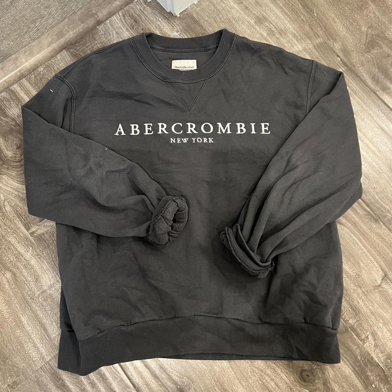 Abercrombie & Fitch Gray Small Sweater - Depop