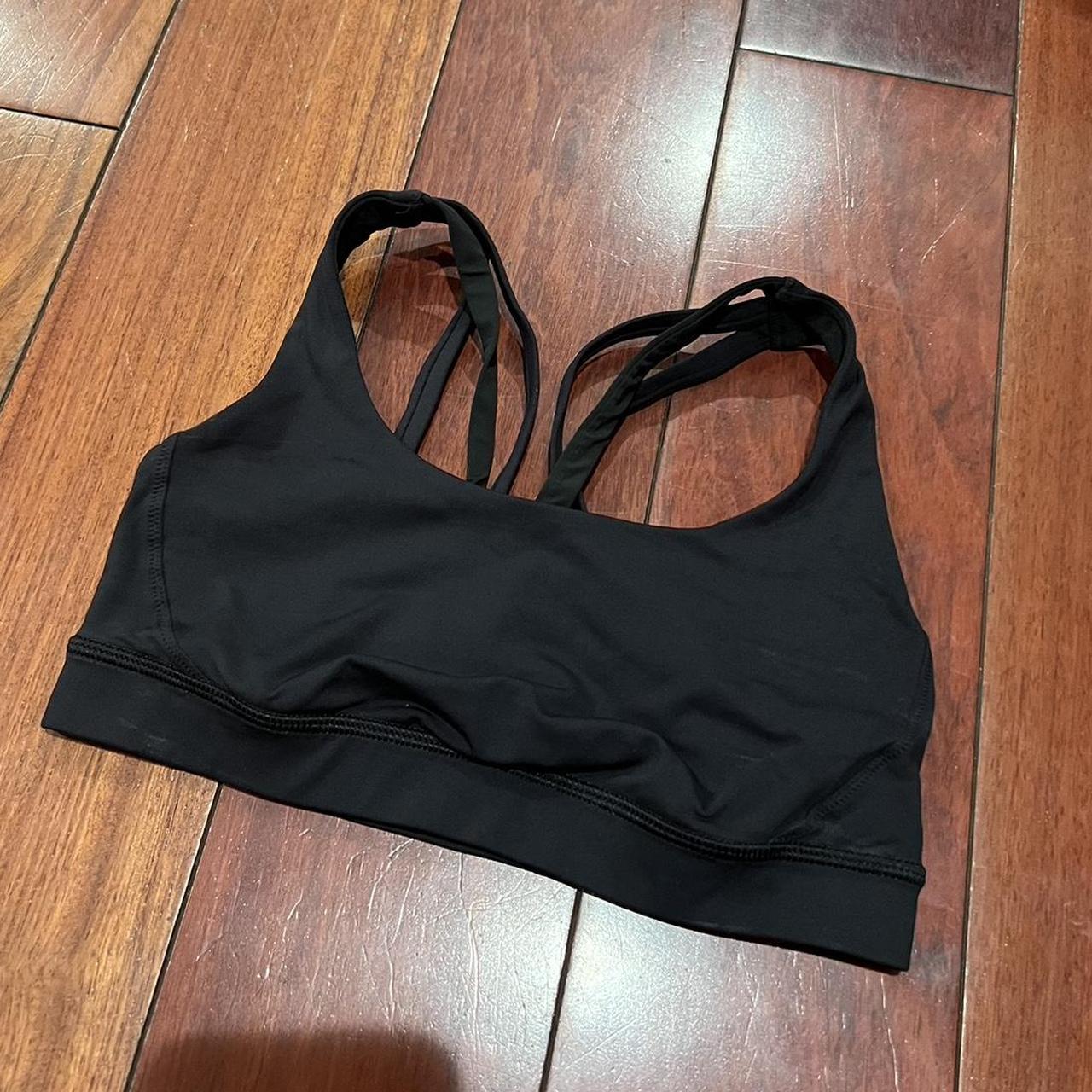 Lululemon black strappy bralette - Depop