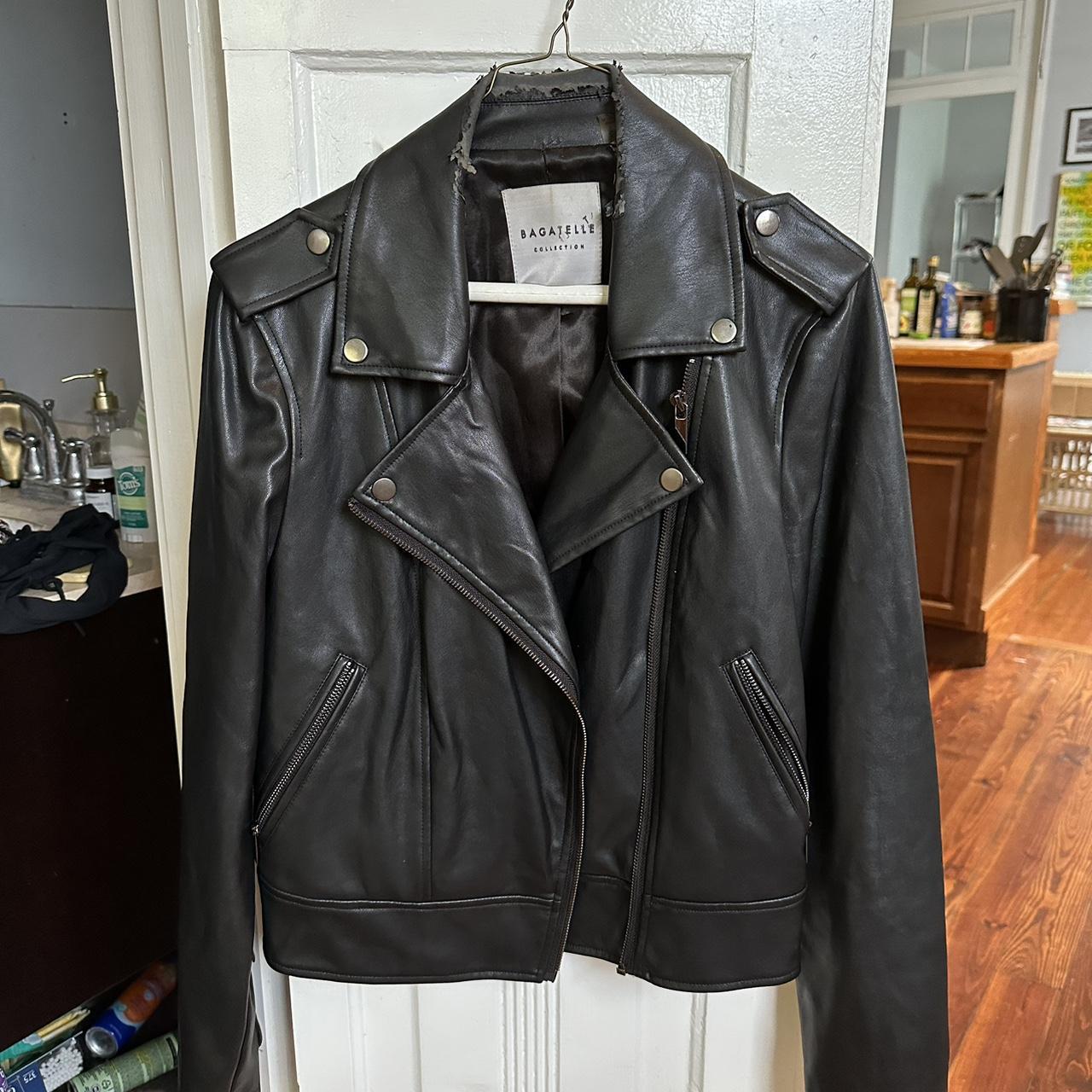 Bagatelle collection leather jacket hotsell