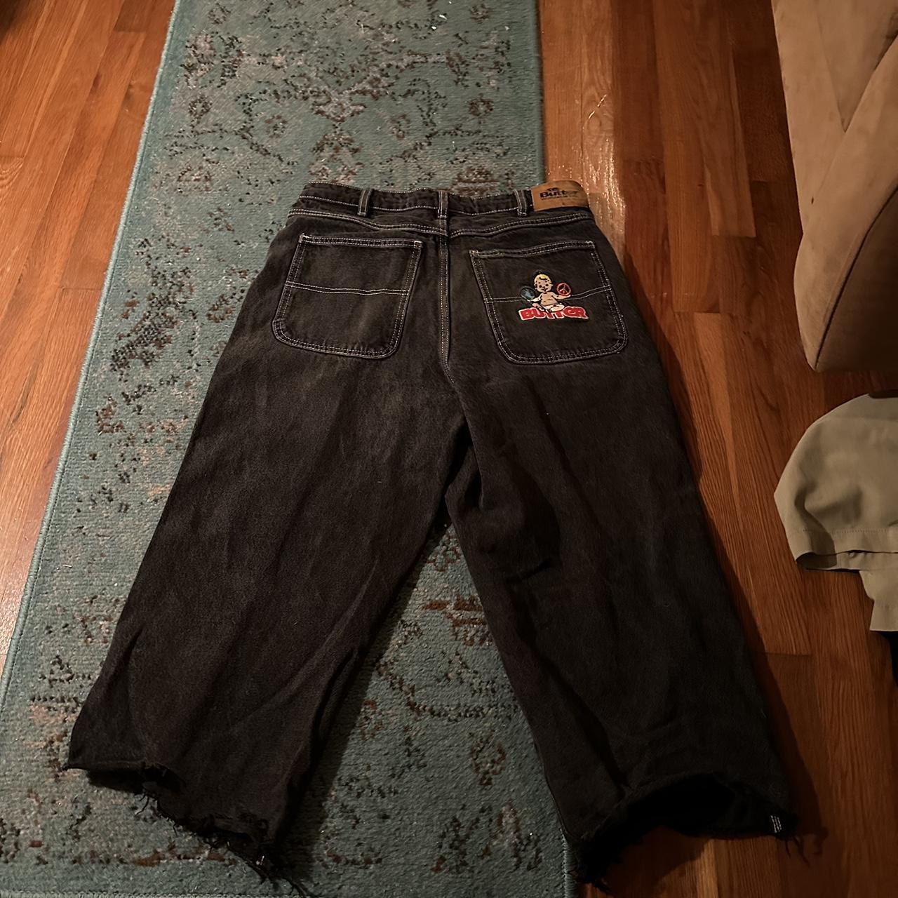 Butter pants size 30 pretty baggy has a few minor... Depop