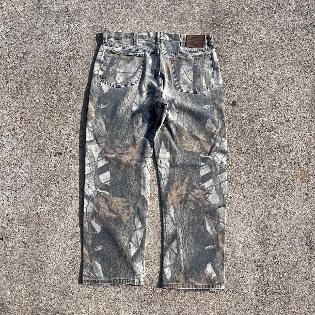 36x30 vintage wrangler pro gear camo pants great... - Depop