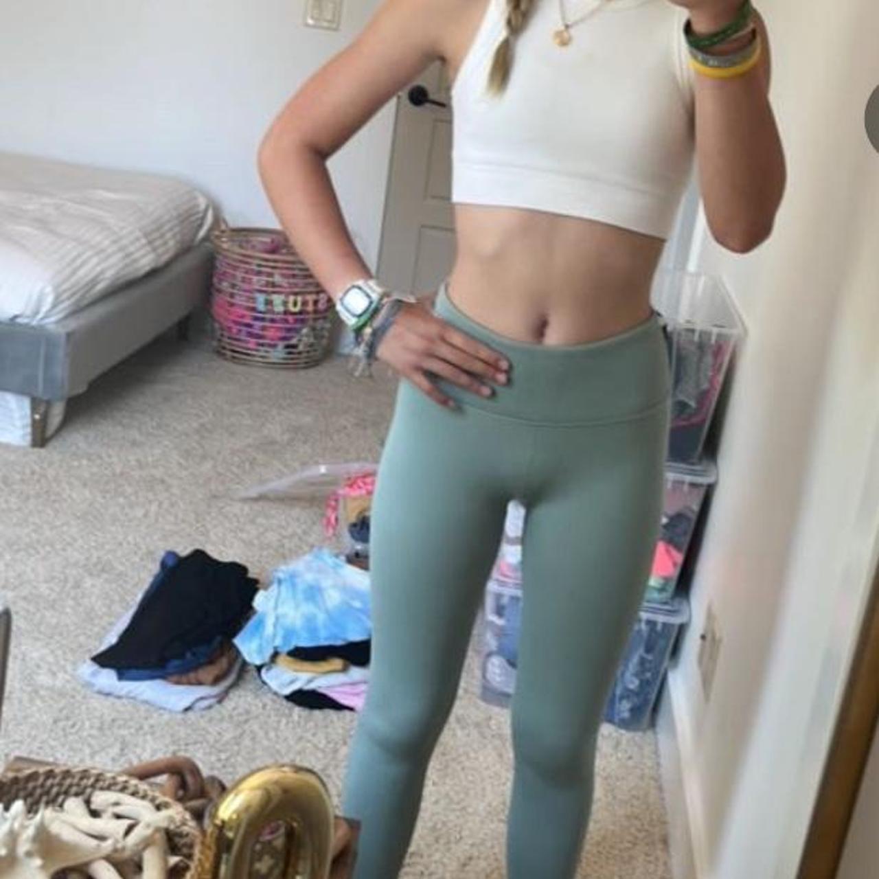 Fabletics leggings Small chocolate stain in knee Depop