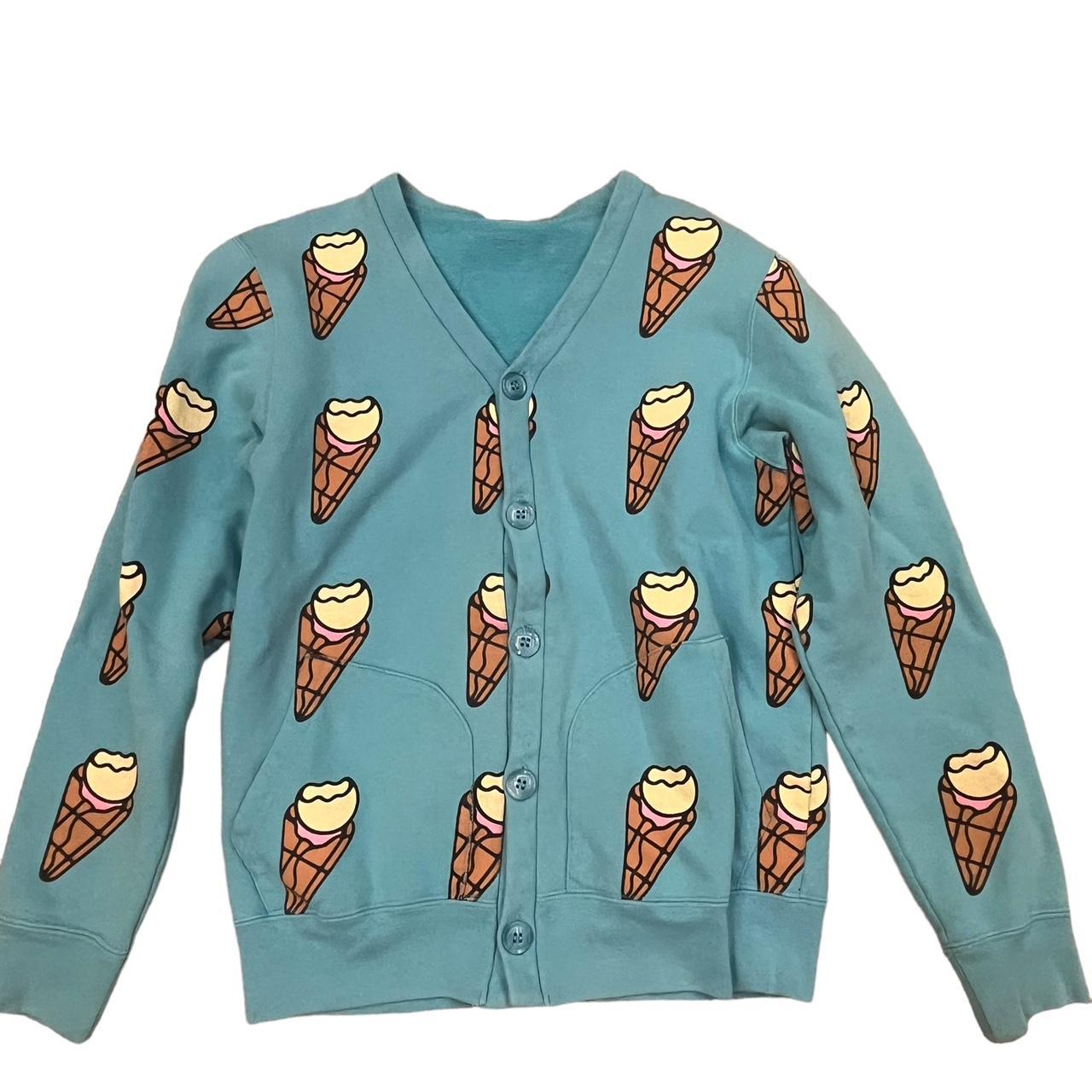 Ice cream BBC Cardigan. Vintage piece. #bbc...