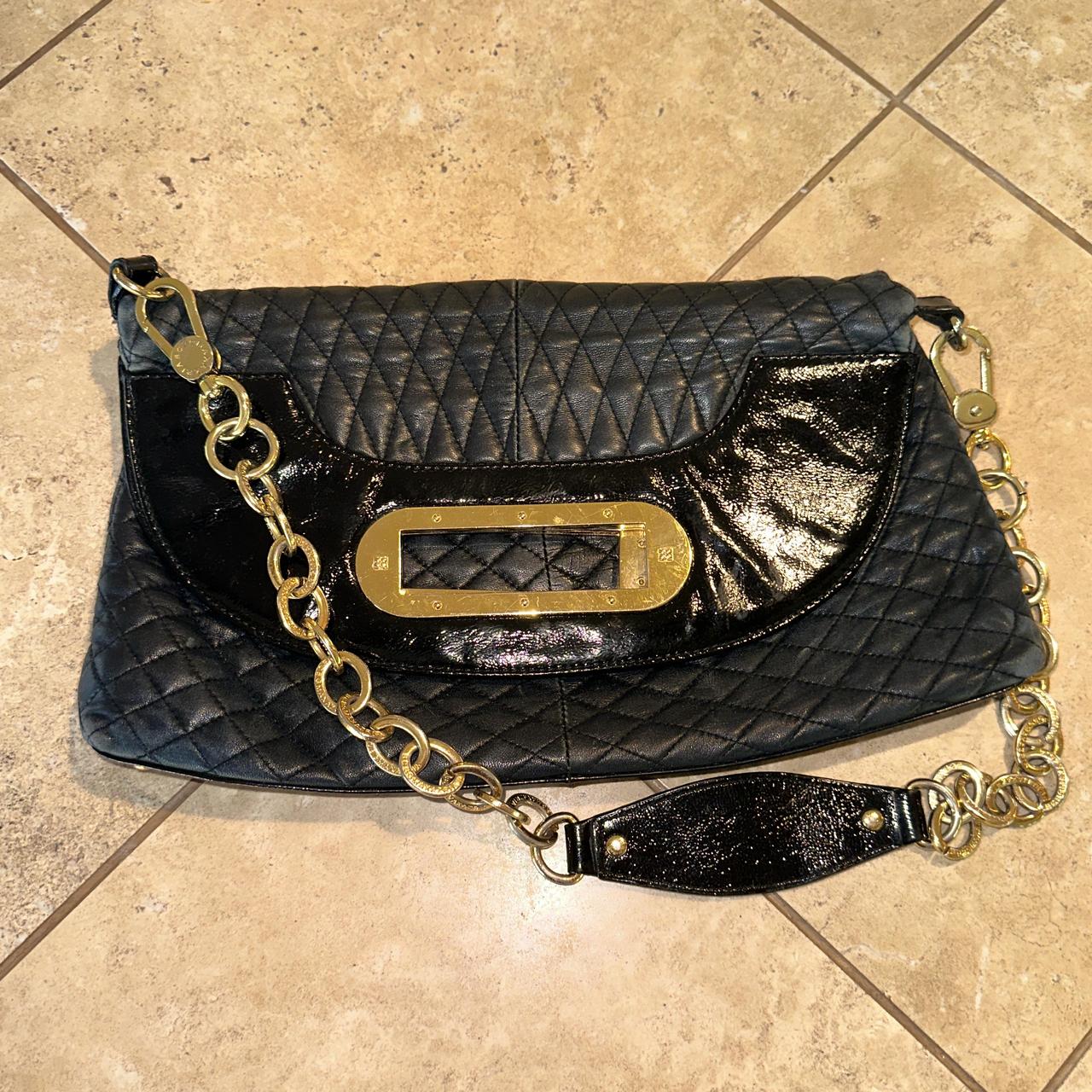 Bcbgmaxazria sale Black/Gold Clutch Bag