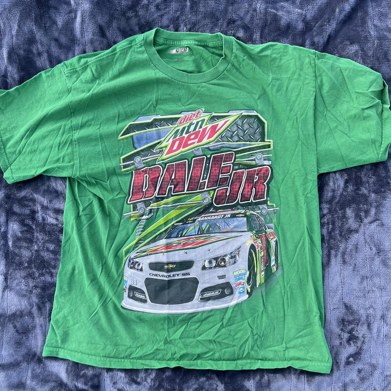 Vintage Dale Earnhardt Jr Shirt Diet Mountain Dew... - Depop