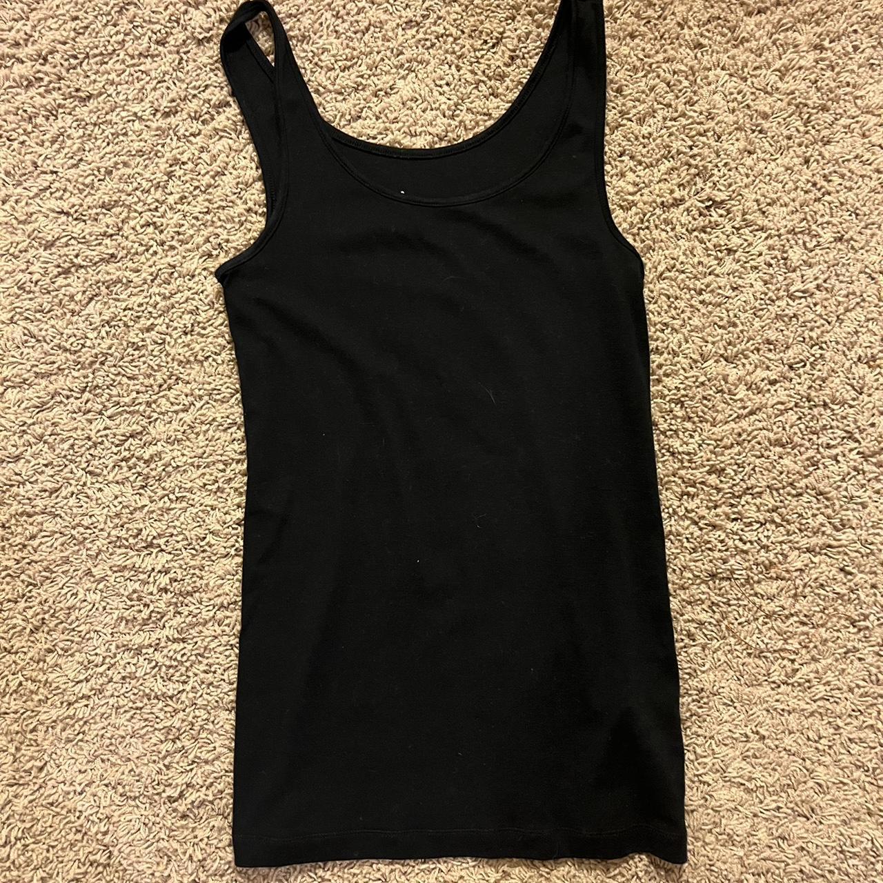A new day black tank top size S - Depop