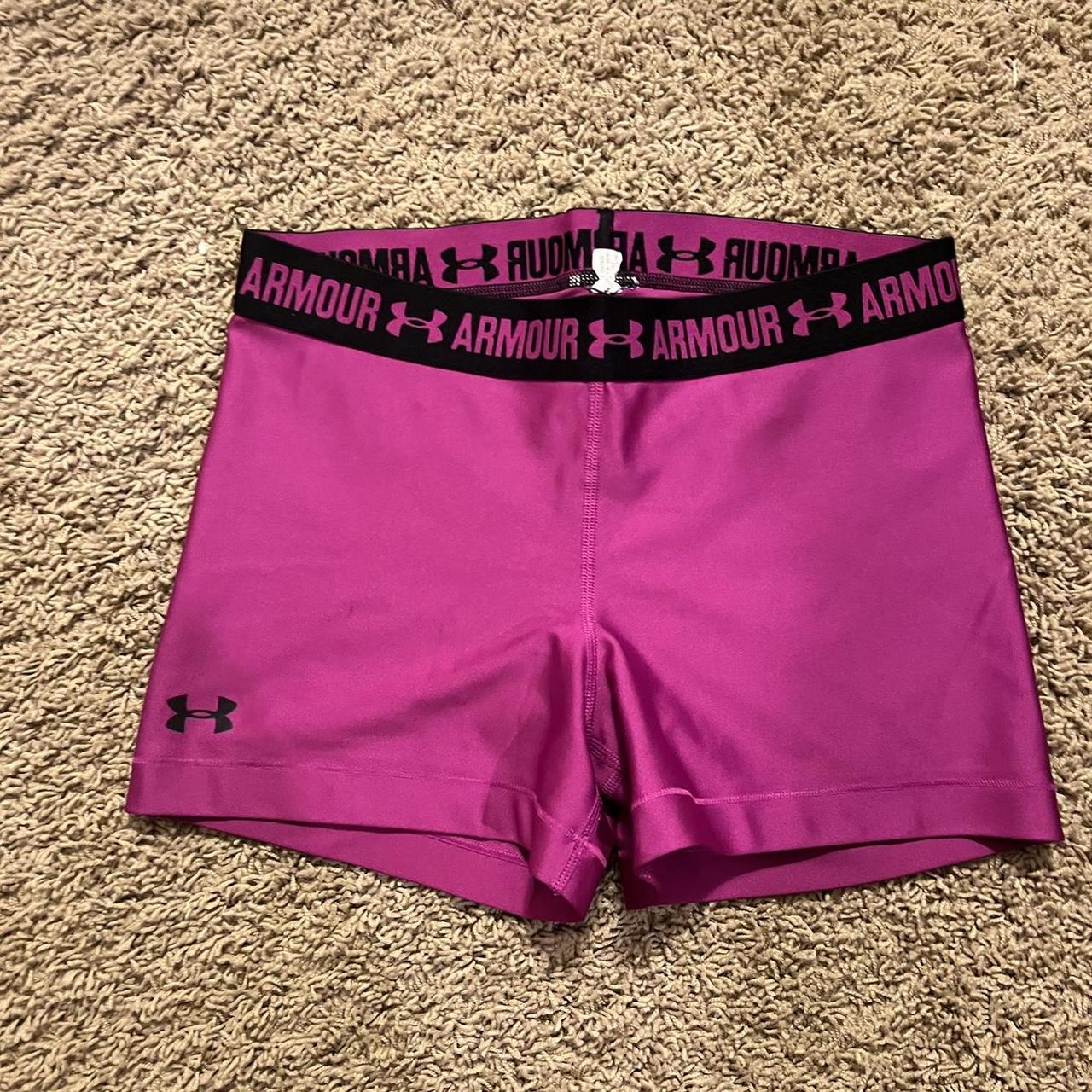 Under armor pink spandex size size M Depop