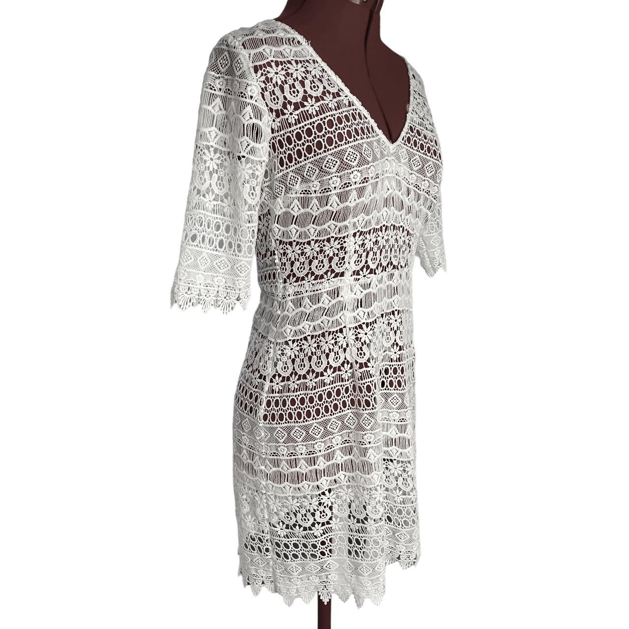 White bardot summer outlet dress