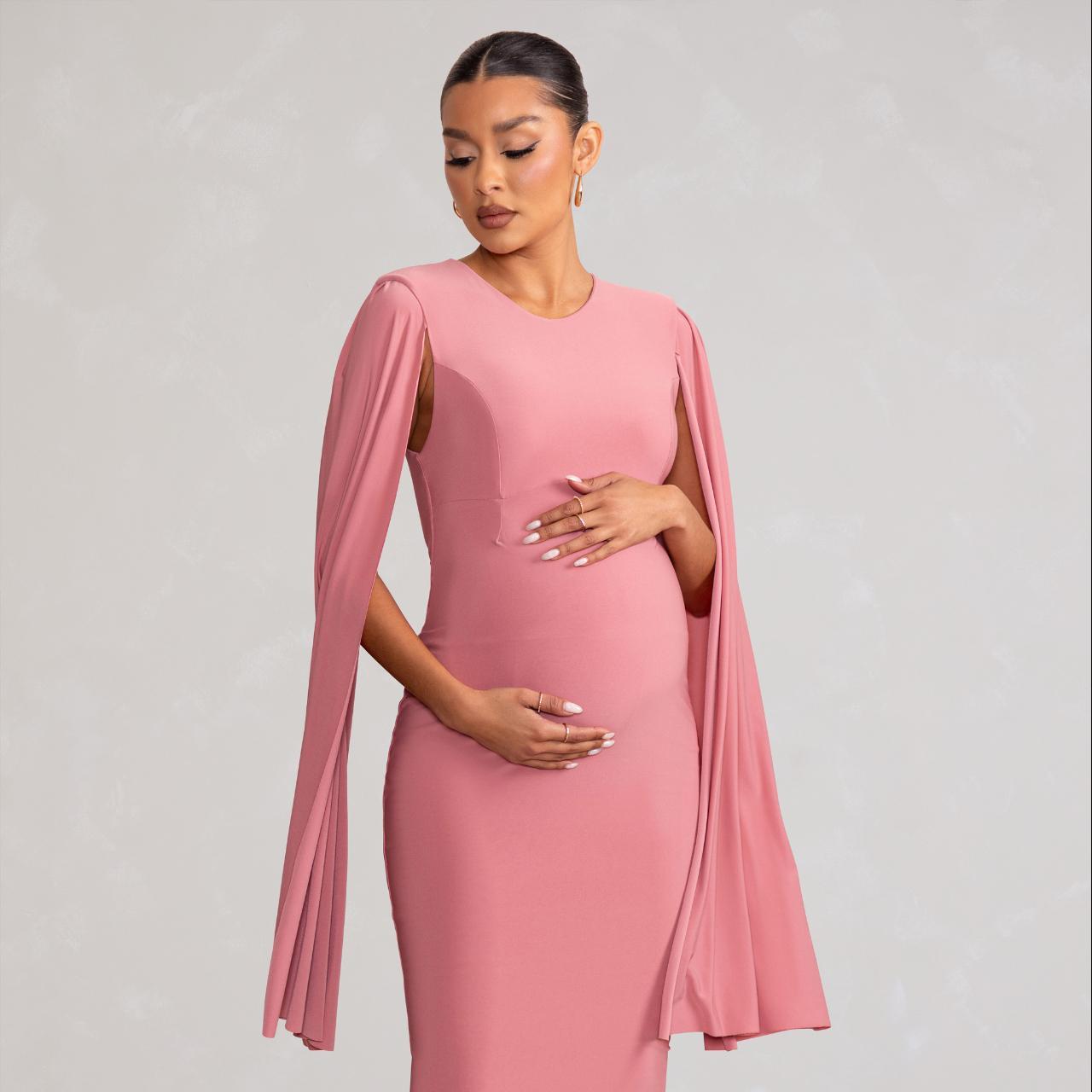 Maternity cape clearance dress