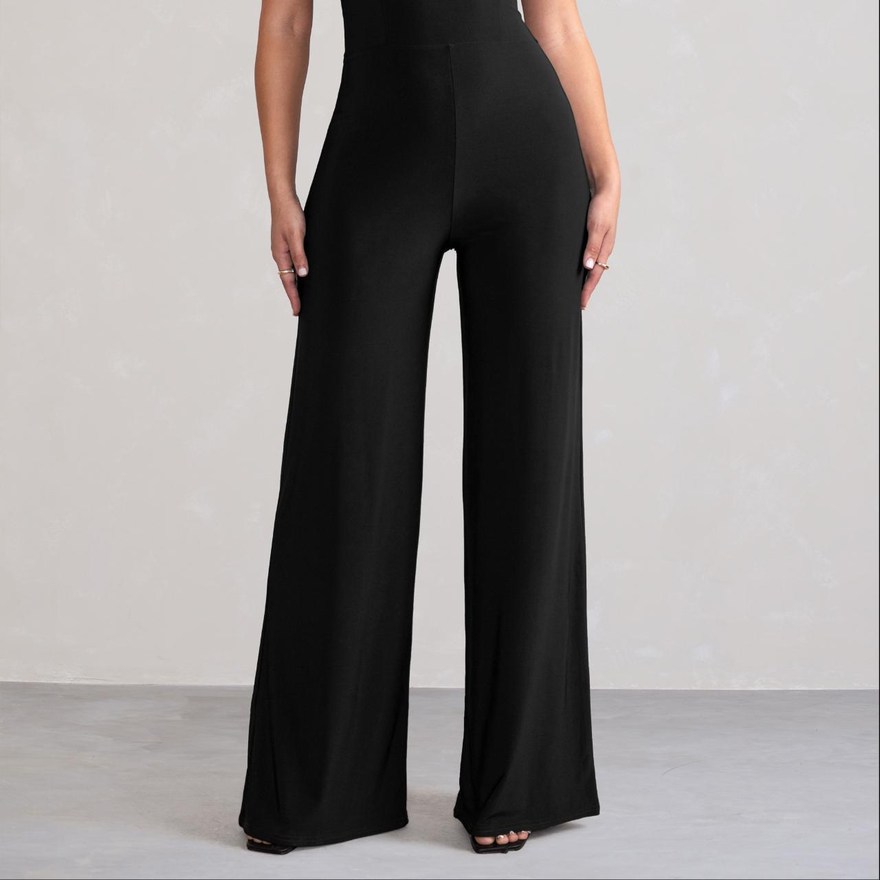 Darya Red Bandeau Wide Leg Jumpsuit – Club L London - UK