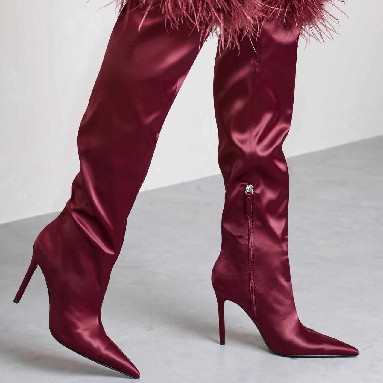 red feather boots