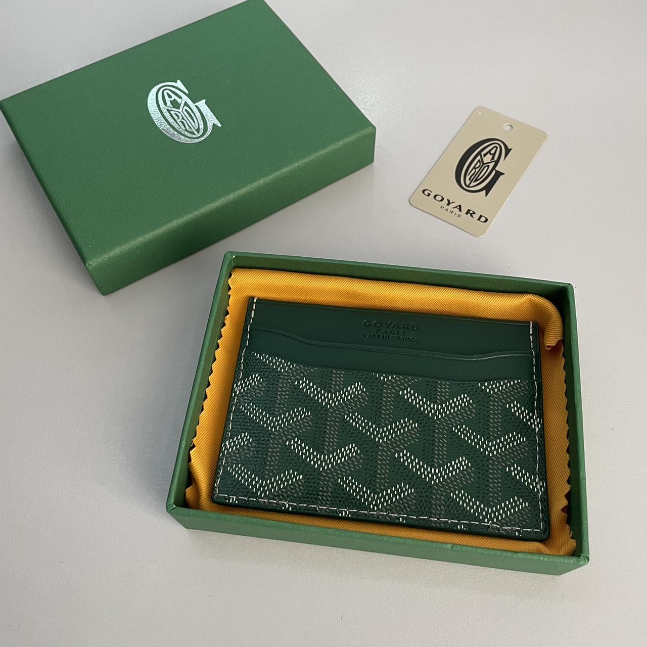Dark Green Goyard Card Holder Brand new and comes... Depop