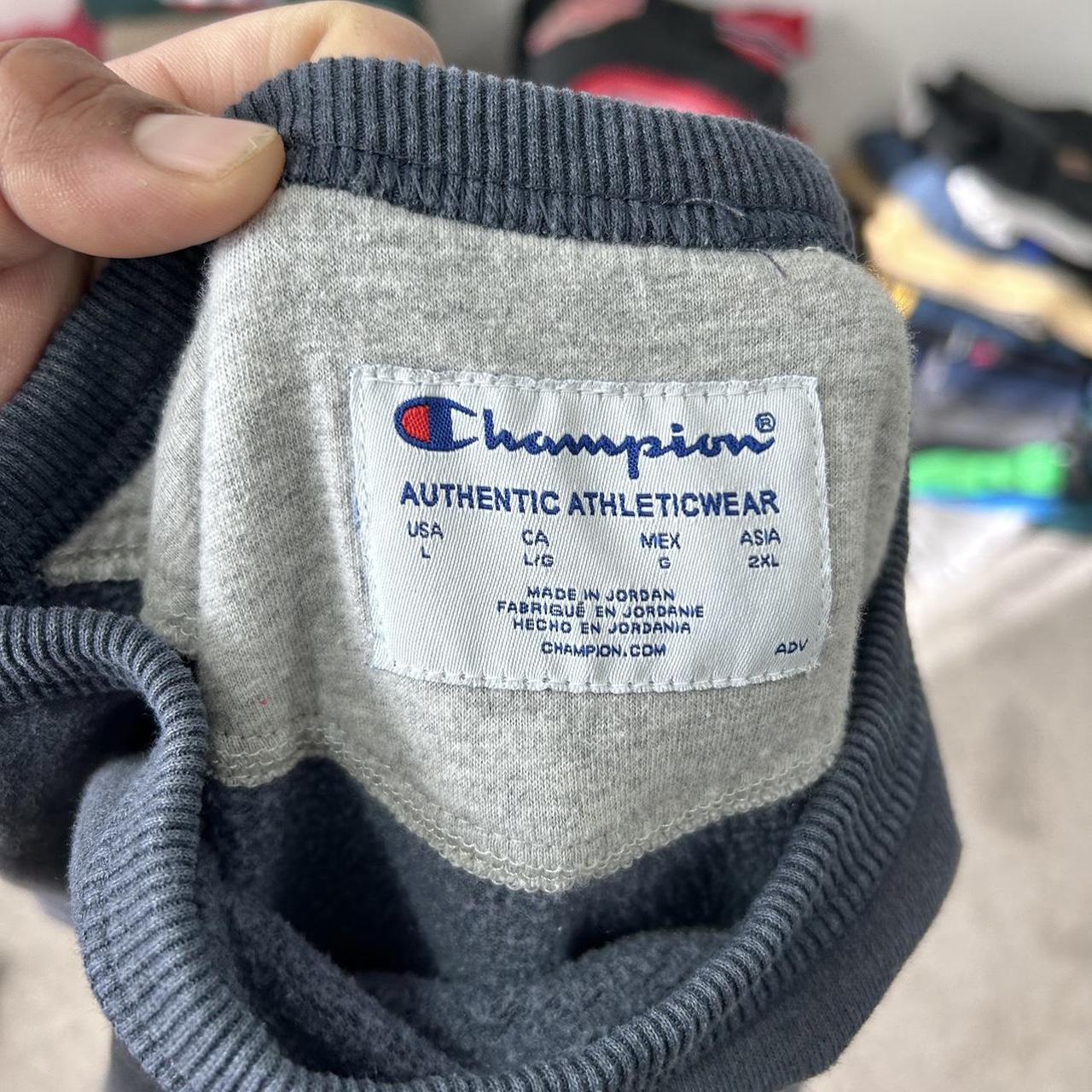 2 Pack Champion Blank Crewnecks Both in very good... Depop