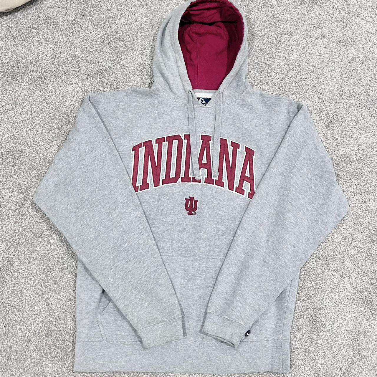 Vintage Indiana University Hoosiers Hoodie Very good Depop