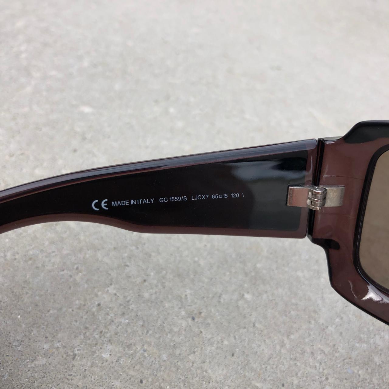 Vintage Gucci Sunglasses Brown frames Brown | Depop