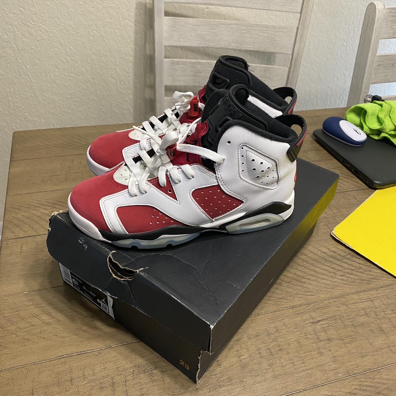 jordan 6 carmine size 6.5