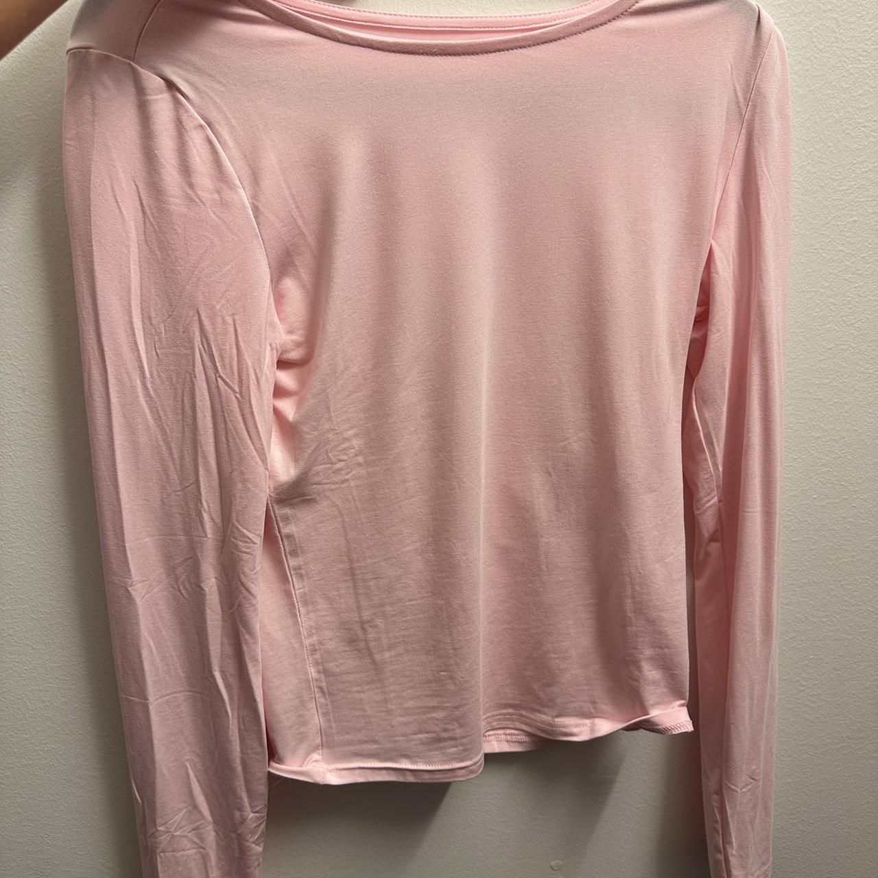 Skims dupe Pink Compression Long Sleeve size - Depop