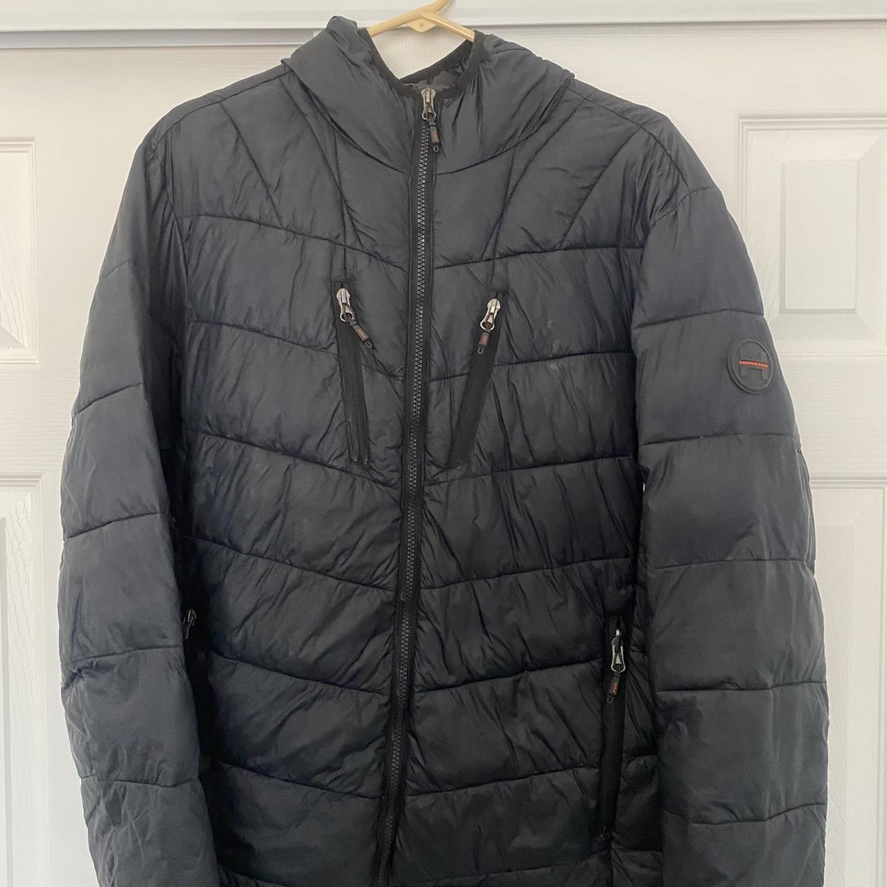 Black puffer - Depop