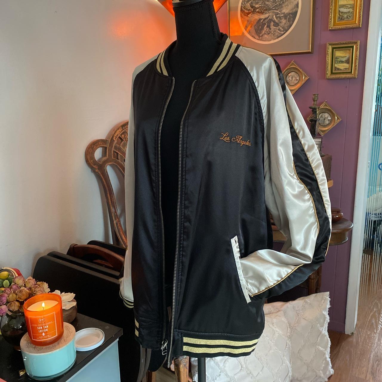 MLB TIGERS satin jacket. this baby is stunning. size - Depop