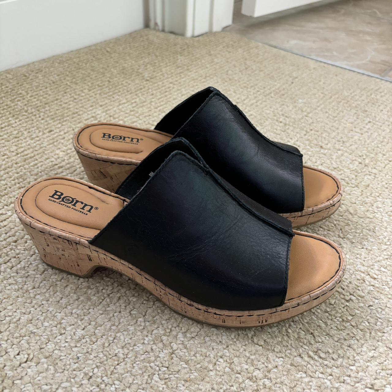 born wedges black