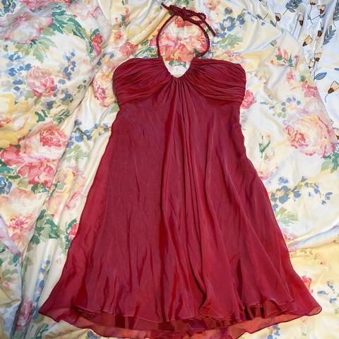 Aidan Mattox Niteline 100 silk dress This dress Depop