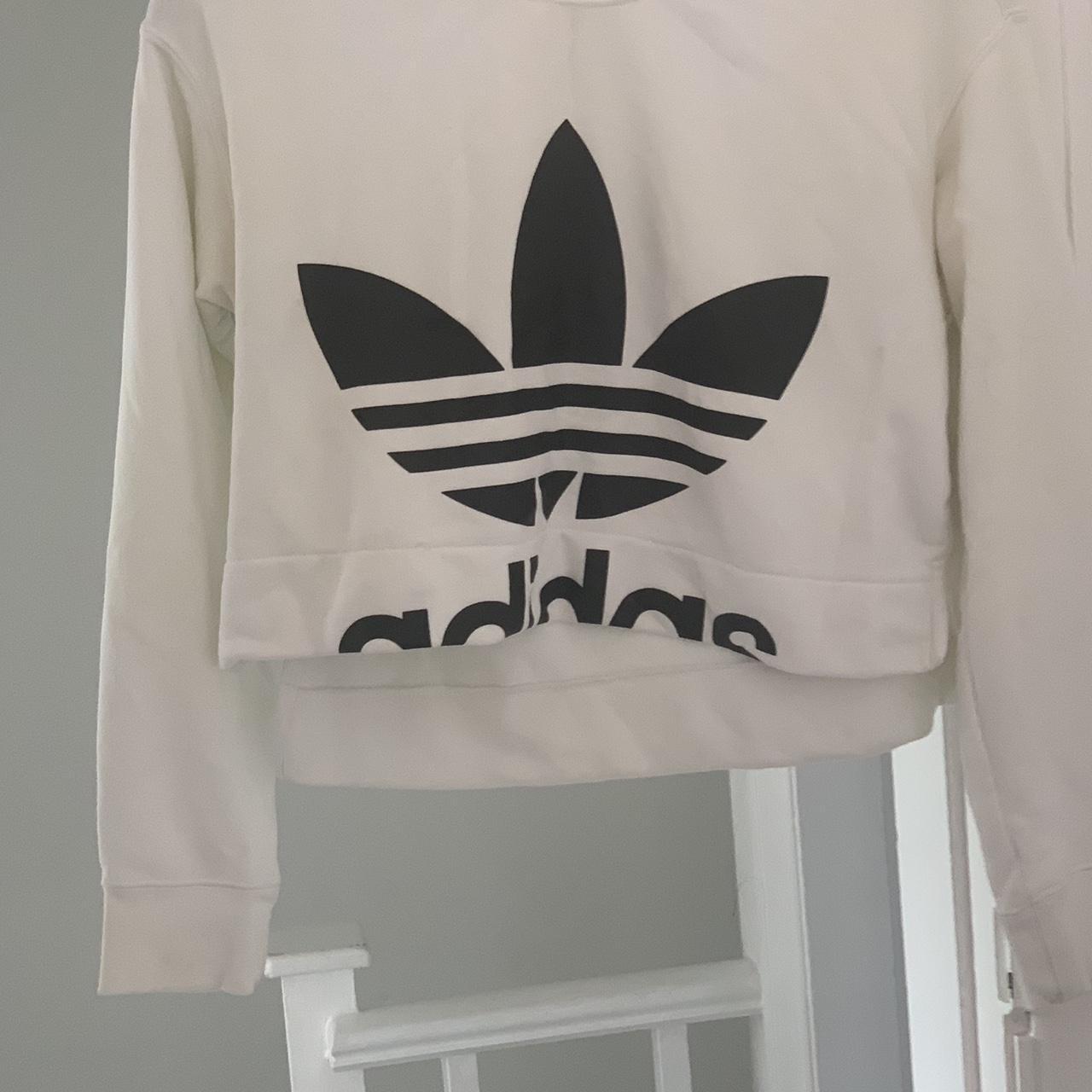 Adidas white and black jumper online