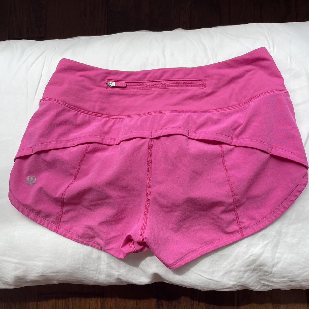 Lululemon Women's Pink Shorts (2)