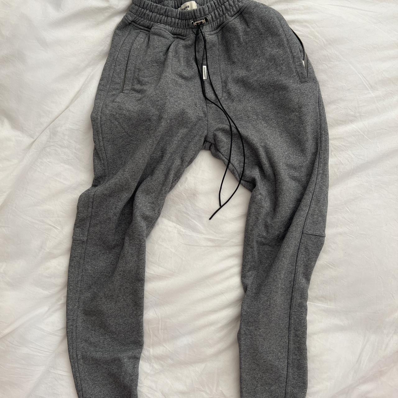 Represent Blanks Sweatpants - Dark Grey... - Depop