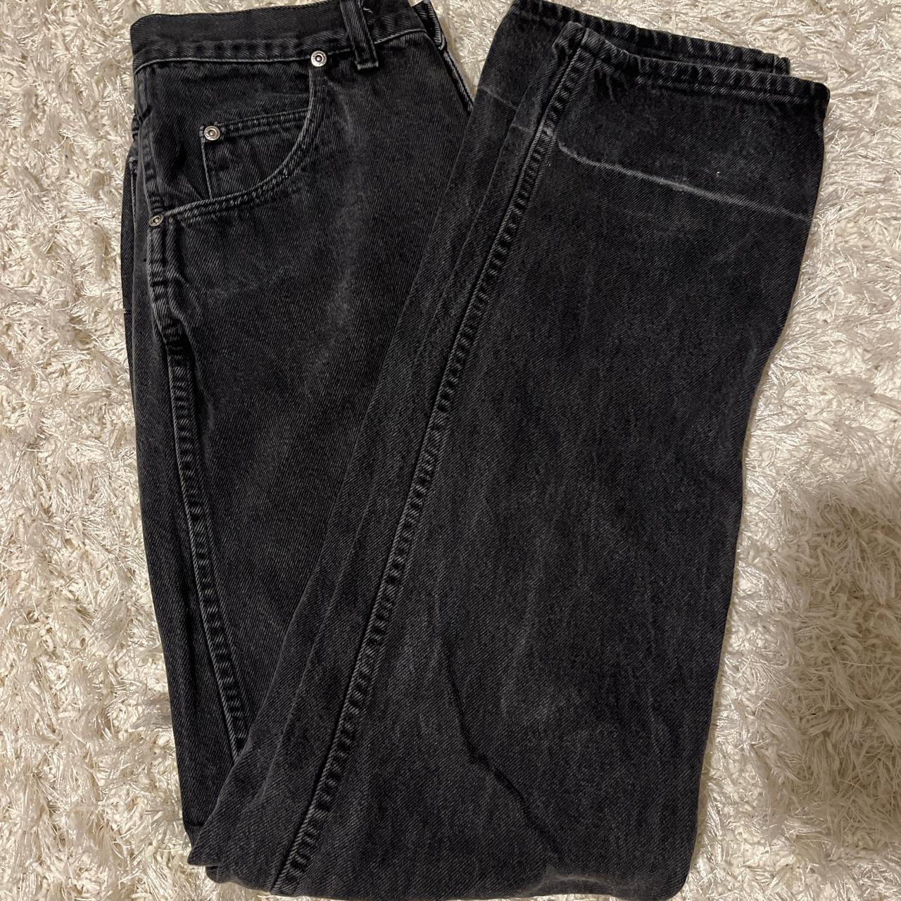 mens wrangler black jeans