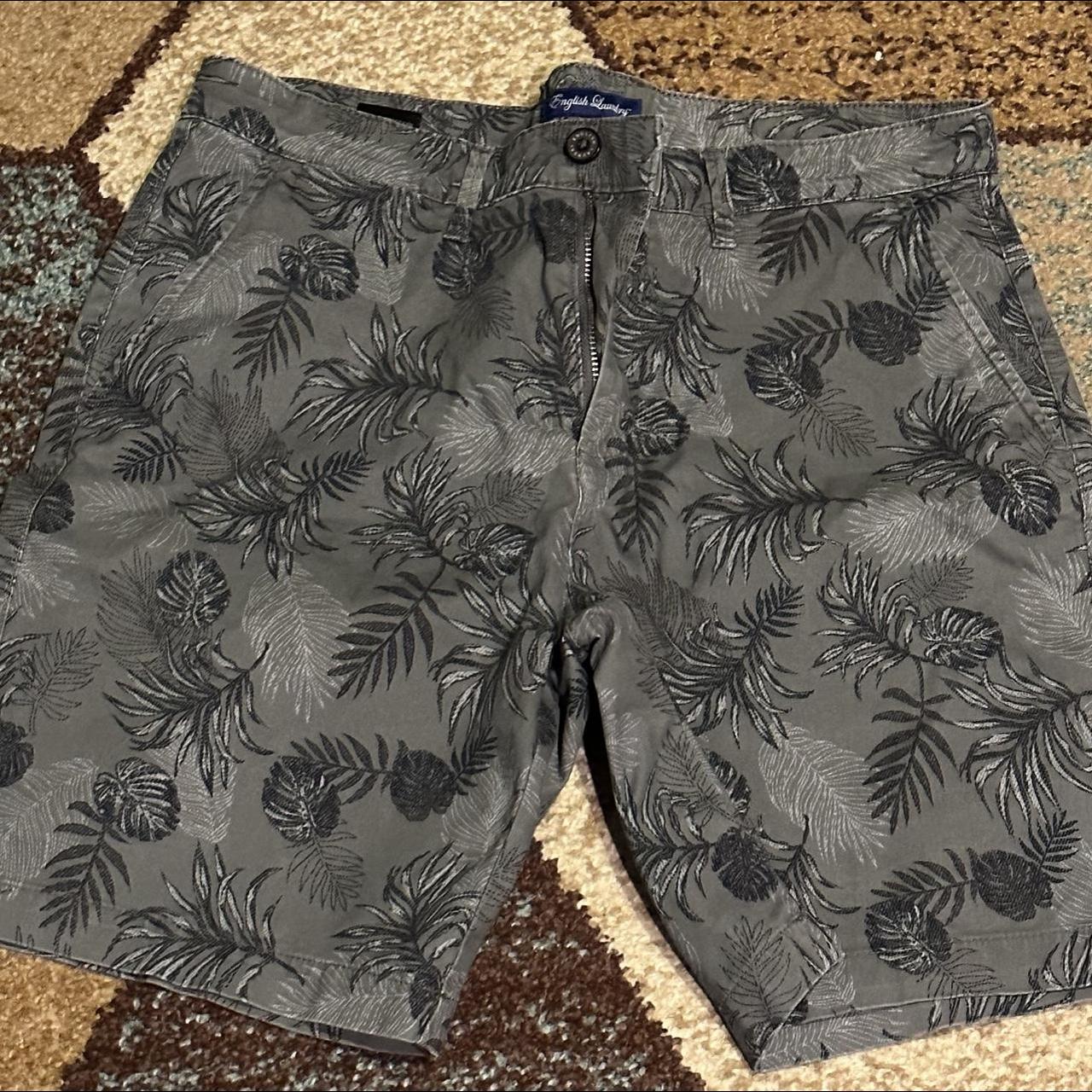 Floral Patterned Shorts - Depop