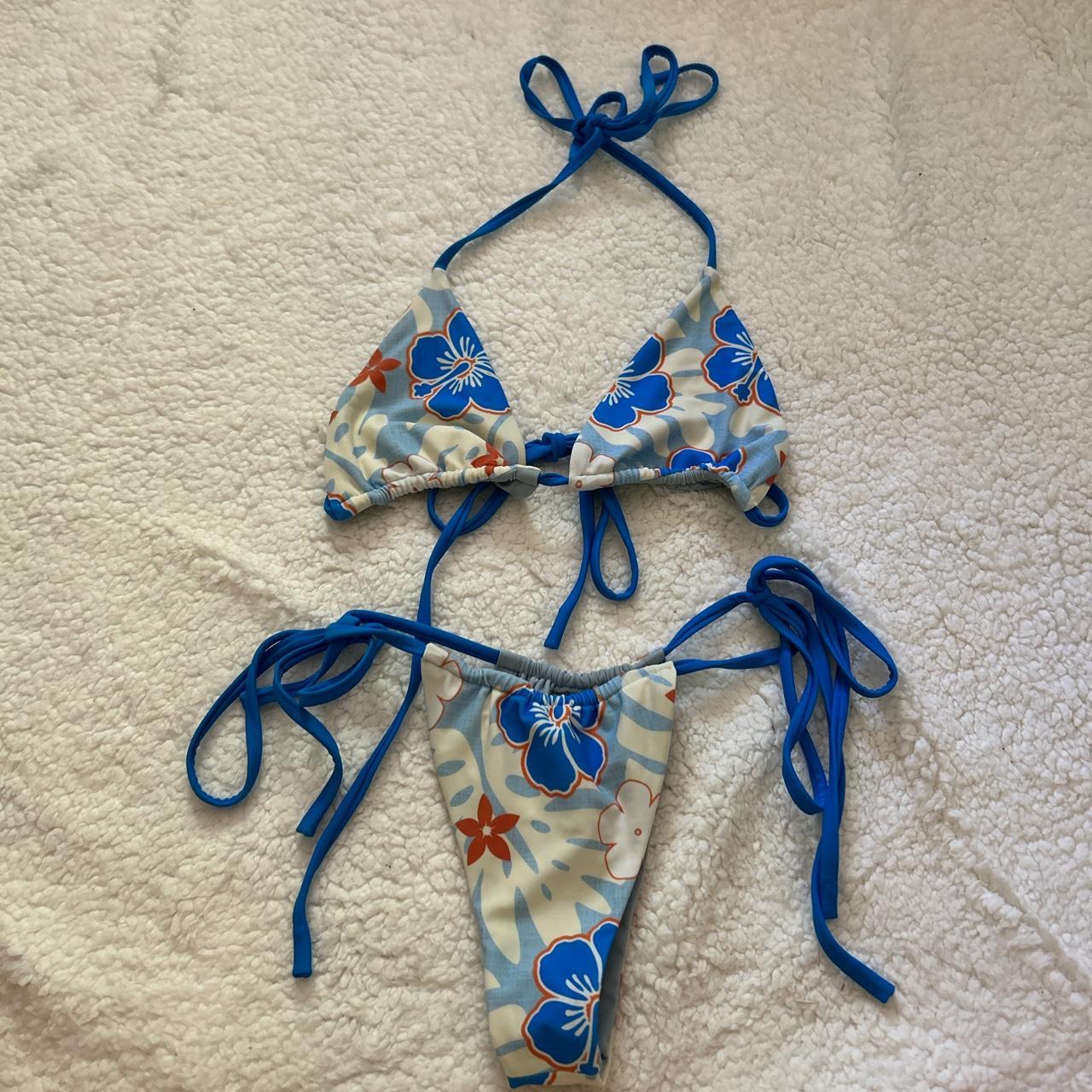 blackbough tie bikini. size small only worn a few... - Depop