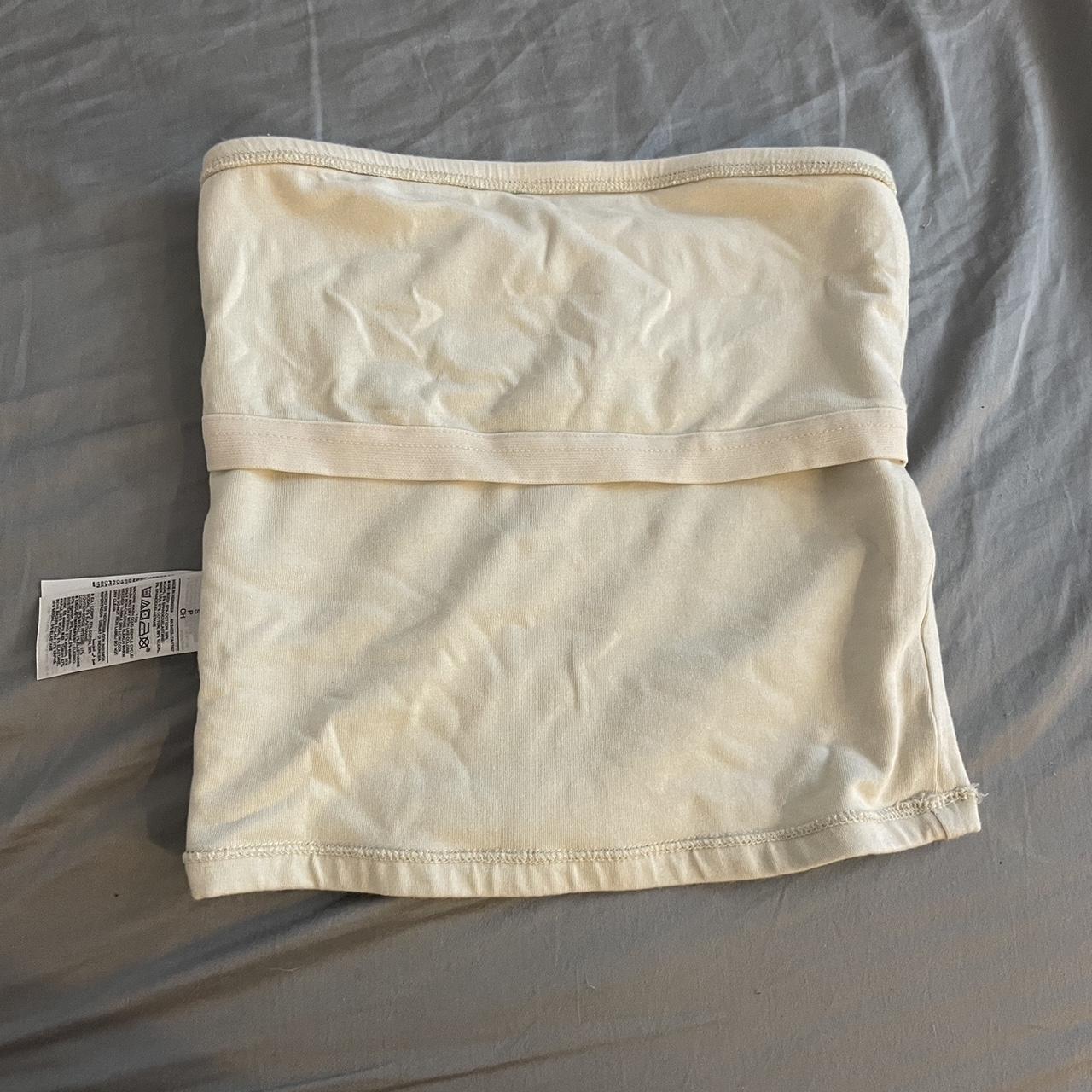 Cream/off white Old Navy tube top Size S Accepting... - Depop