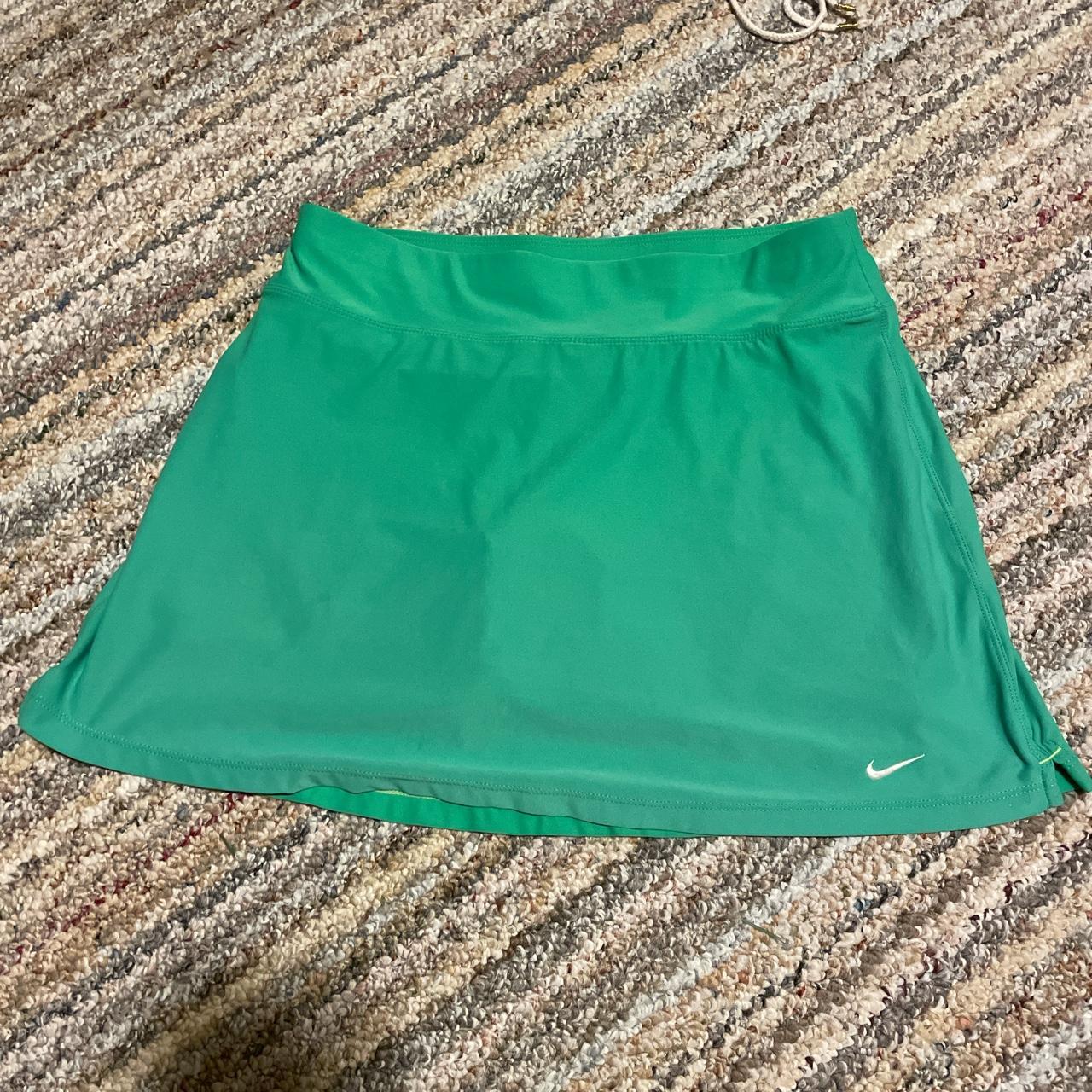 Green Nike Tennis Skirt nike preppy sports... Depop