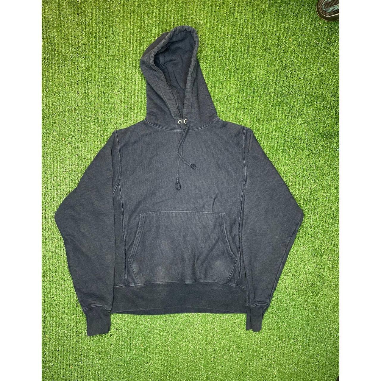 This vintage 90s Champion Reverse Weave hoodie is a... - Depop