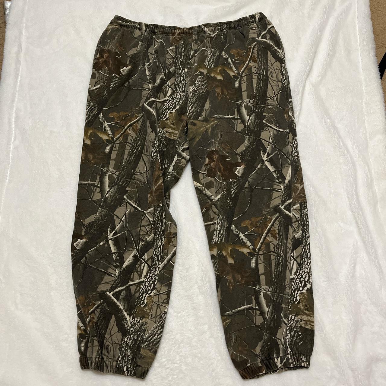 Vintage Faded Realtree Camo Sweats - Tagged size... - Depop