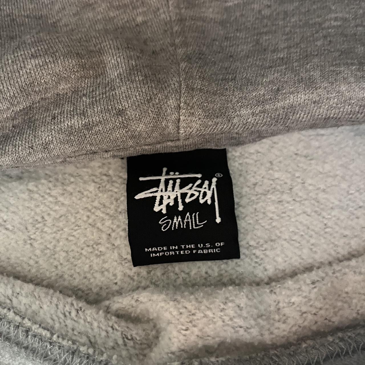 Vintage Y2K Stussy Toronto Grey & Navy Hoodie -... - Depop