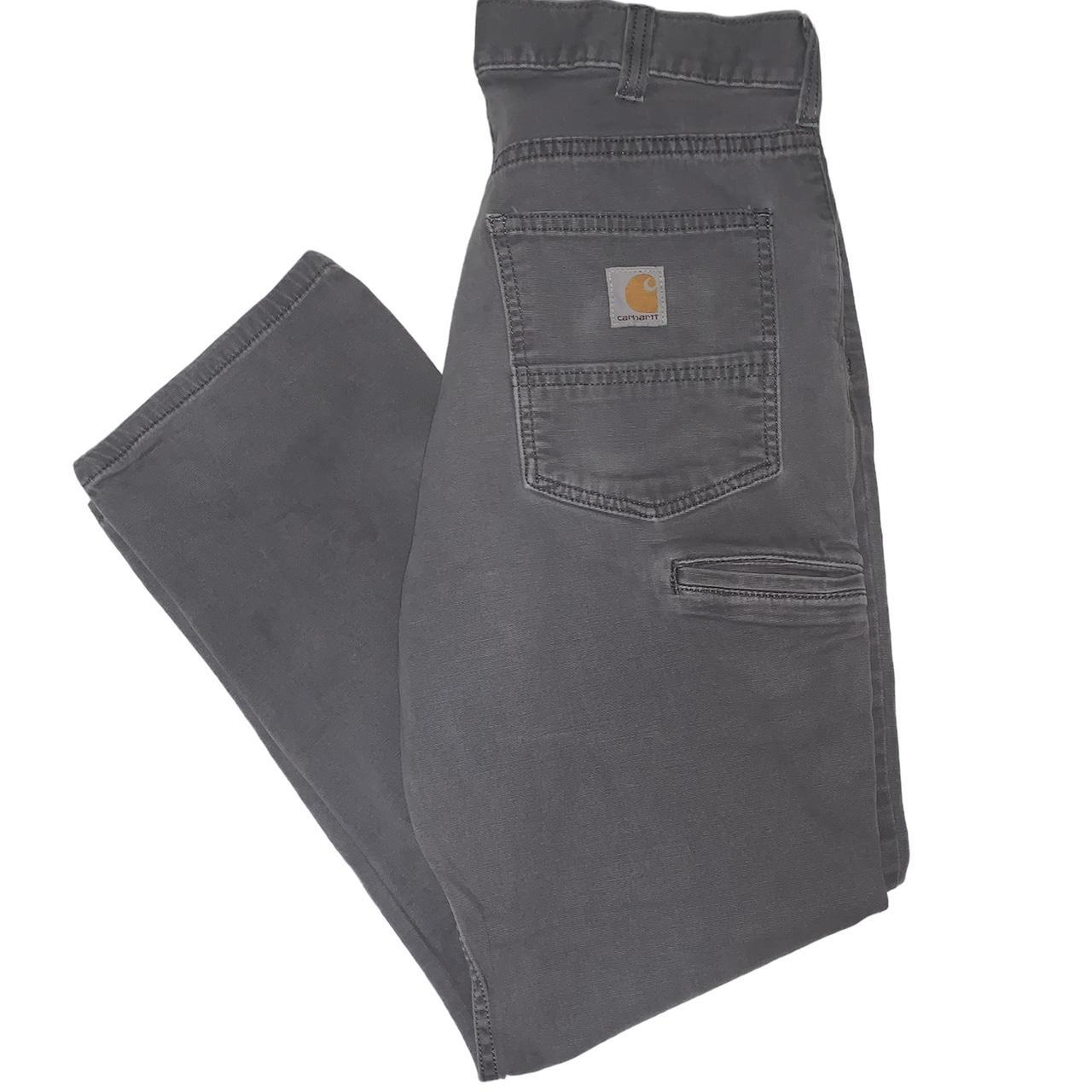 Grey carhartt pants, relaxed fit 32x30. Price... Depop