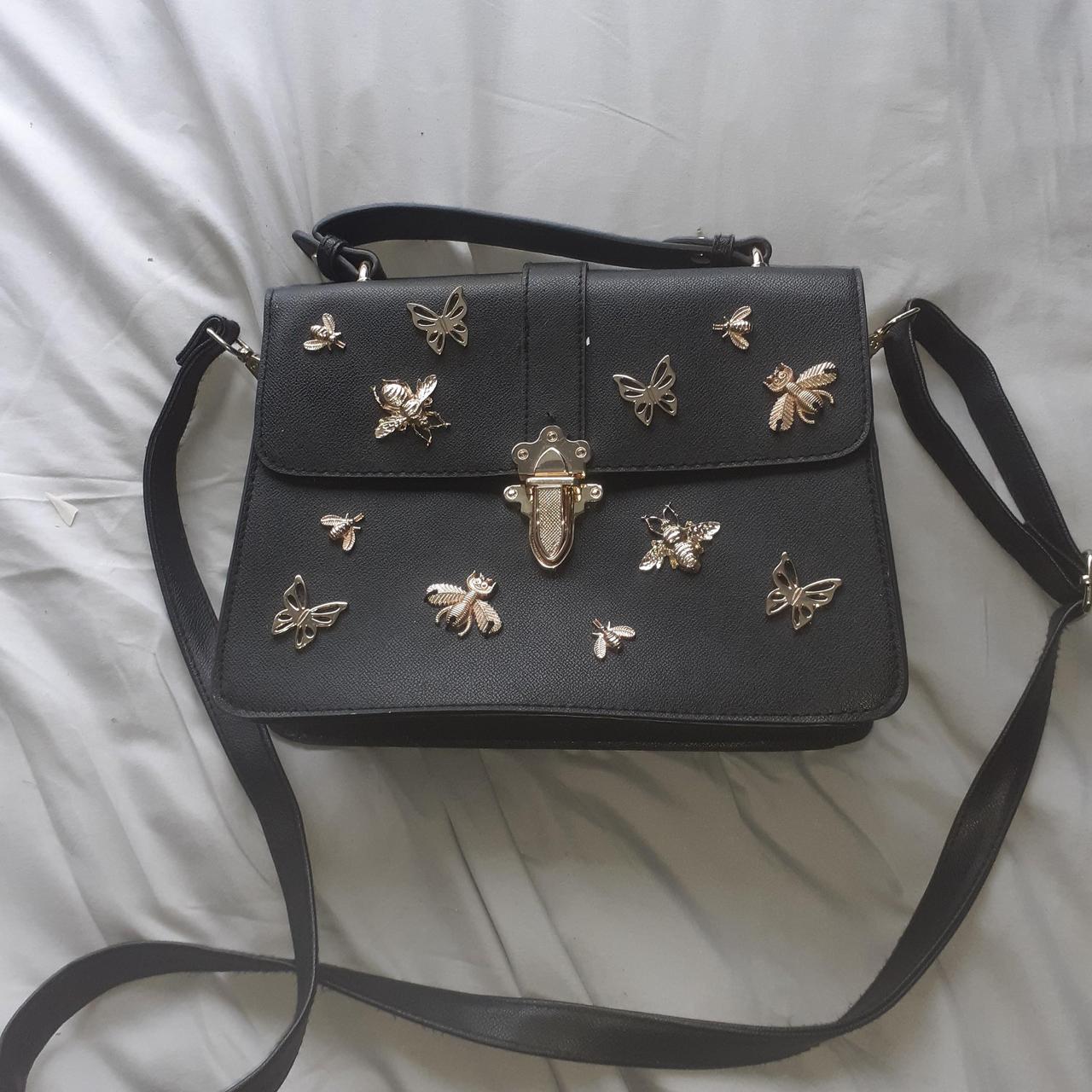 Primark bag. Used once. Black with gold detailing.... Depop