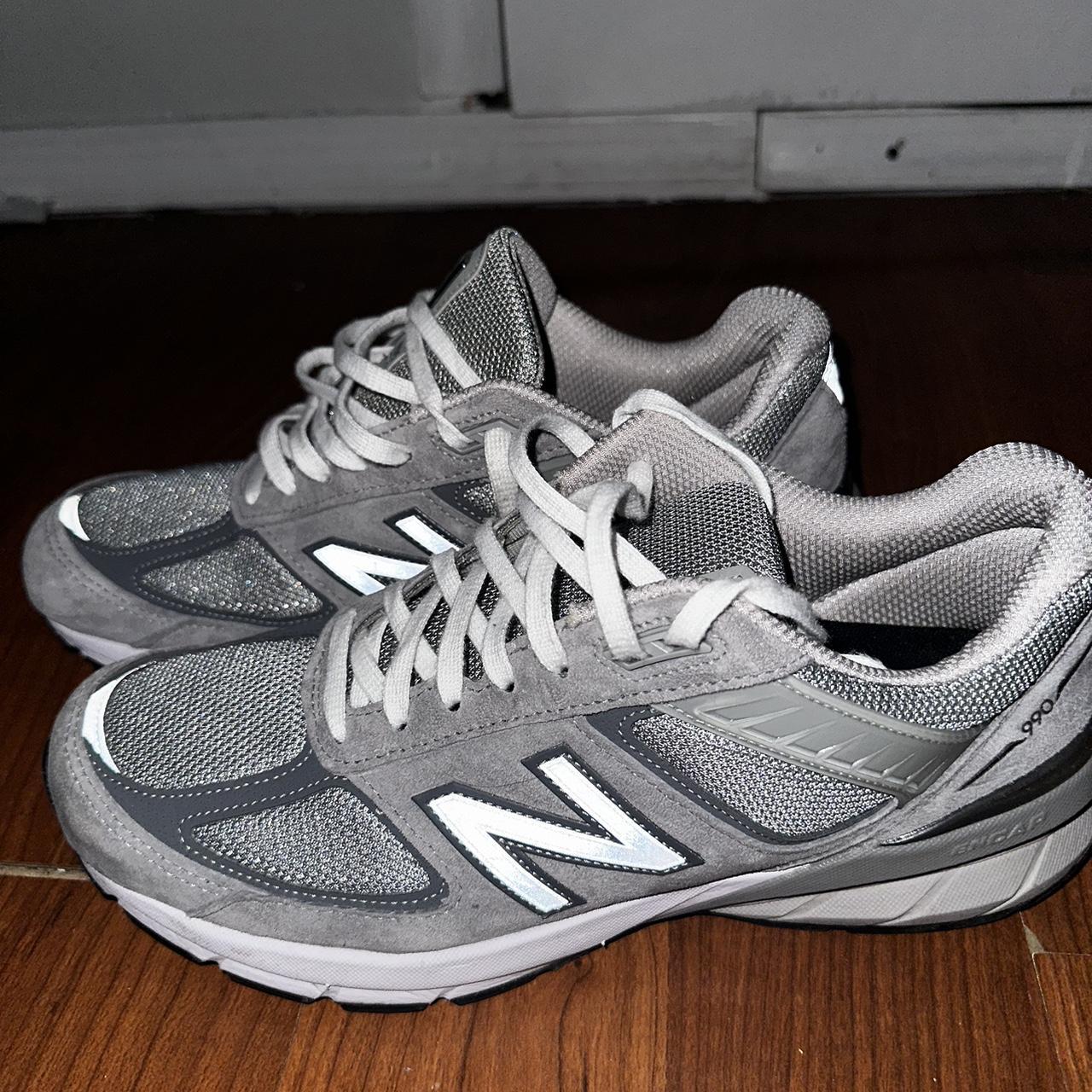 New Balance 990 Made in USA, grey, slightly worn... - Depop