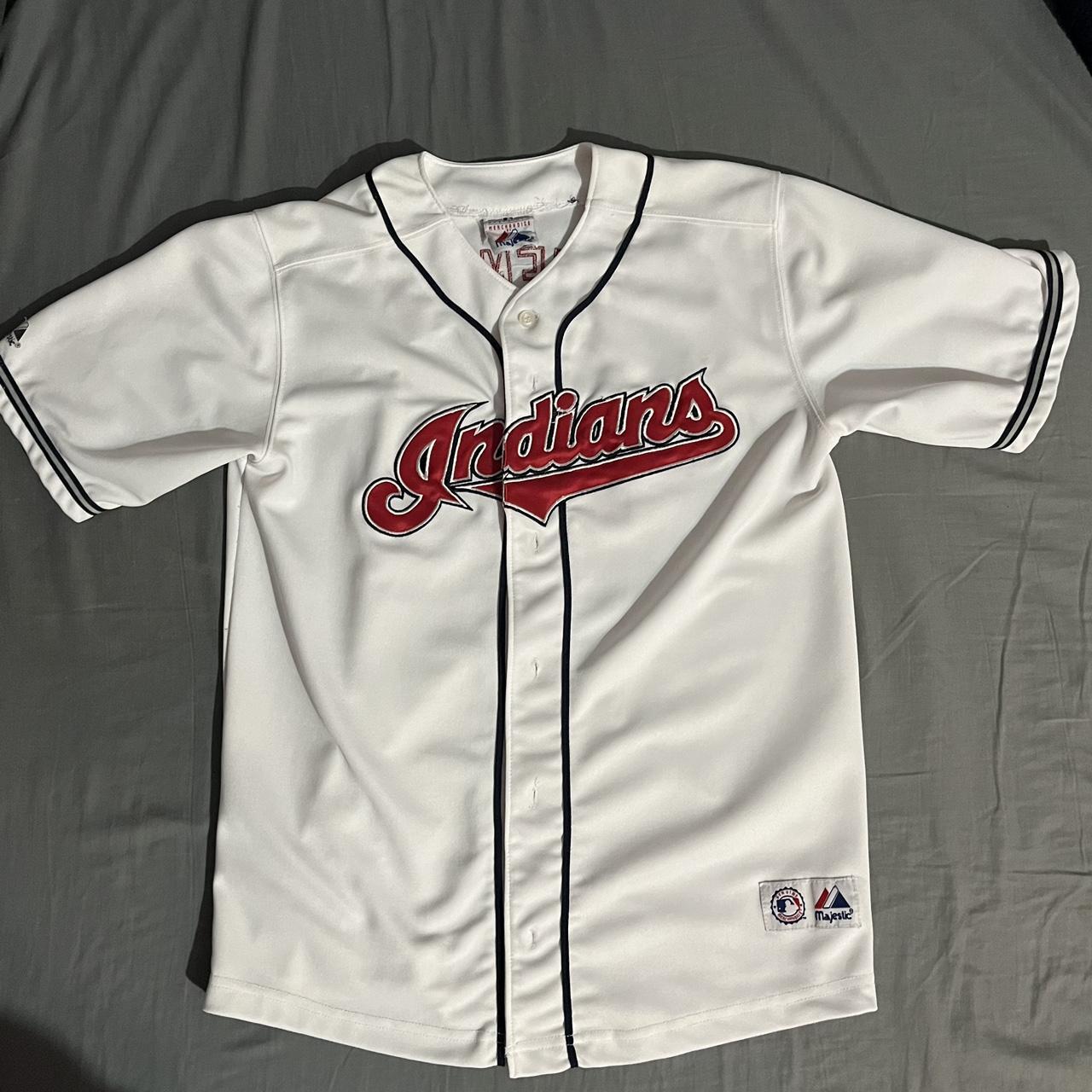 Majestic Athletic Women's Cleveland Indians Fashion Jersey Small - Red