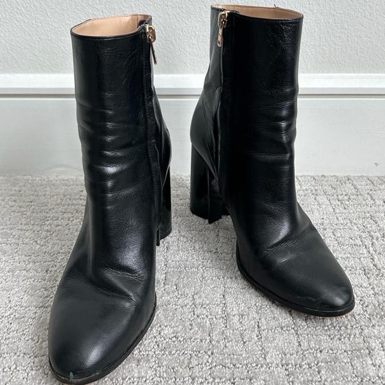 Coach hot sale black boots