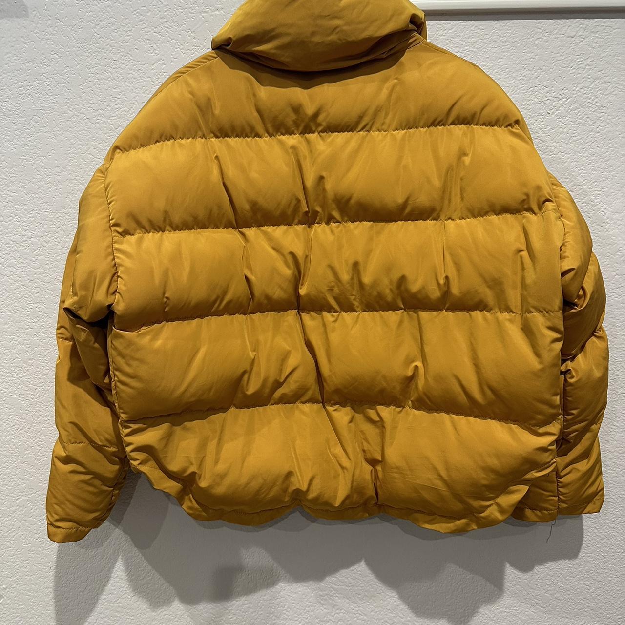 Kendall and Kylie yellow puffer jacket! Super warm... - Depop