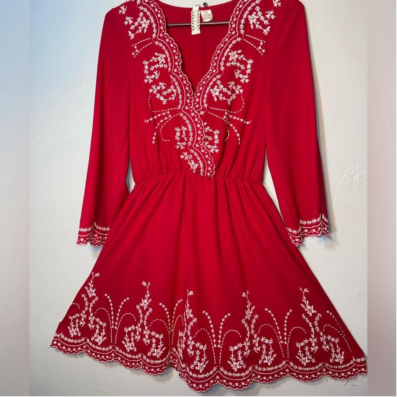 H&M+ Embroidered Dress