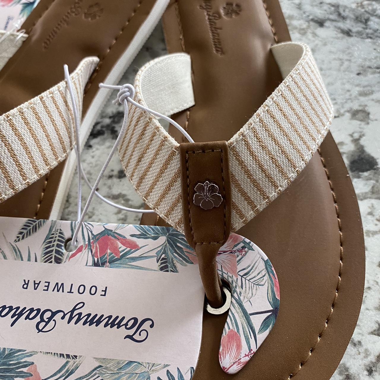 Tommy Bahama Women's White and Tan Sandals (3)