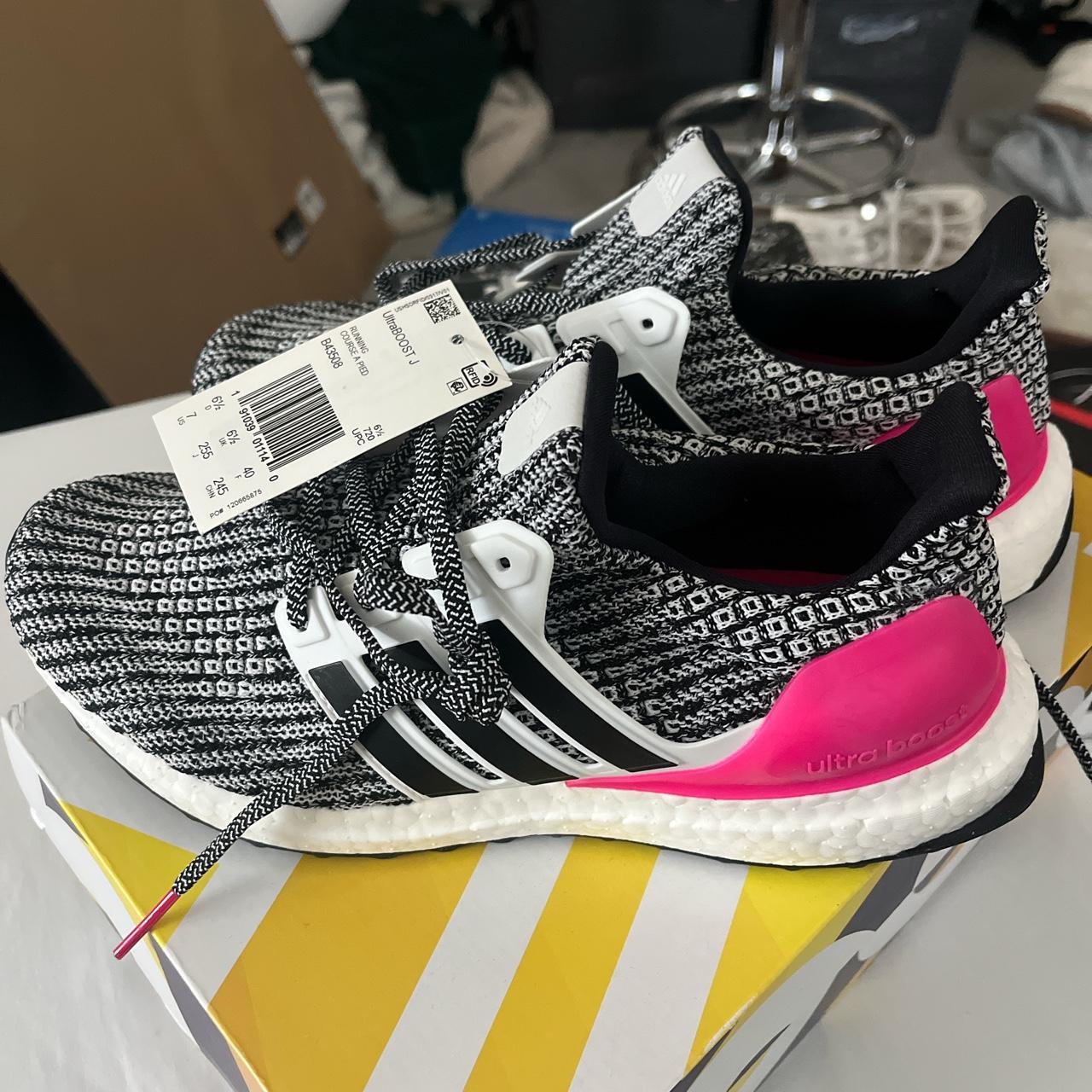 Ultra boost core black shock outlet pink