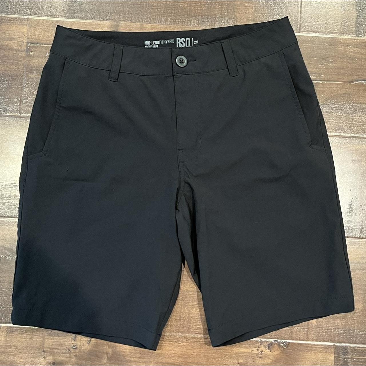 RSQ Men's Black Shorts | Depop